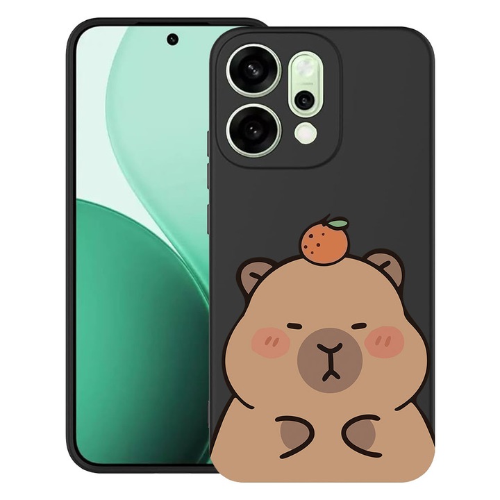 BestCase® Husa TPU Ultra Slim Compatibila cu OPPO Reno14, Cute Capybara, 2082899 B 2023