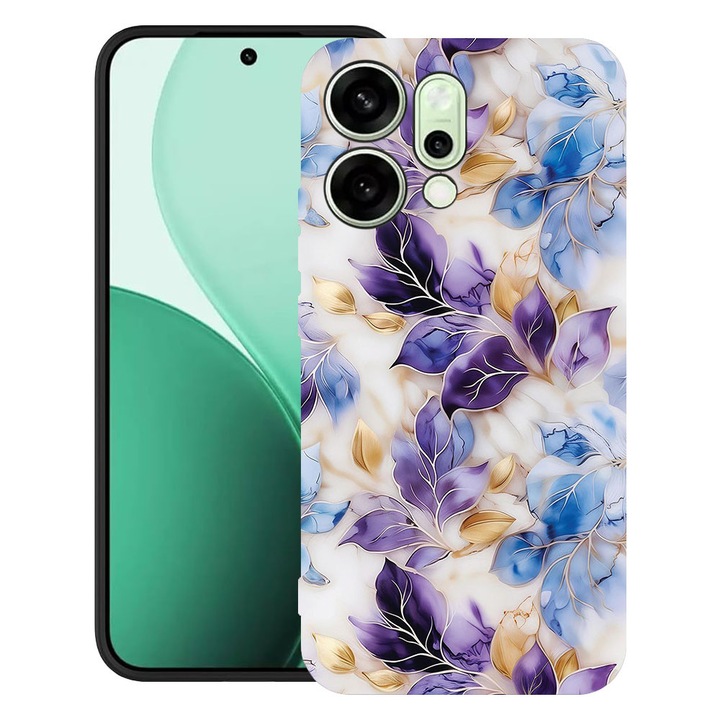 BestCase® Husa TPU Ultra Slim Compatibila cu OPPO Reno14, Floral - Aesthetic Tulip, 2082899 B 2083