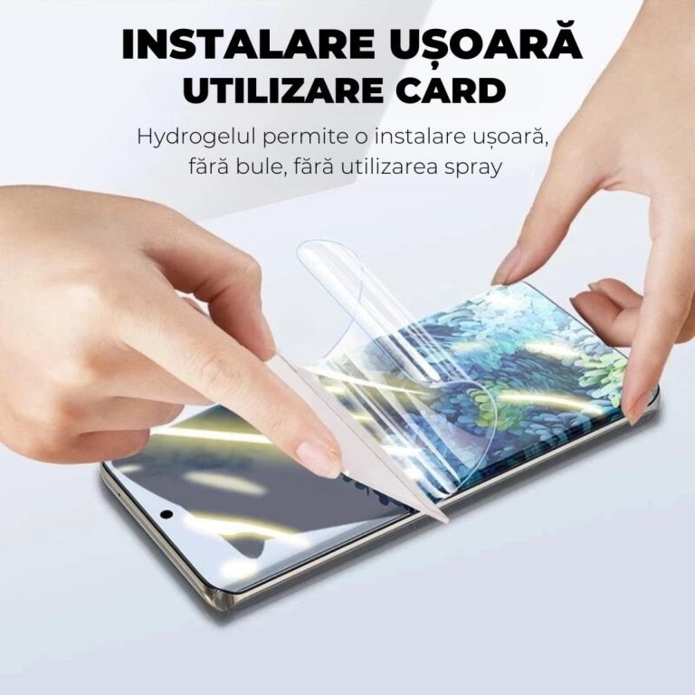Folie De Protectie Din Silicon Transparent Full Screen Pentru Motorola Edge 70 Fusion