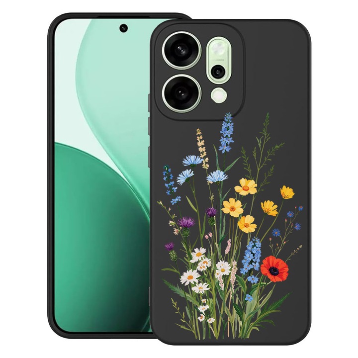 BestCase® Husa TPU Ultra Slim Compatibila cu OPPO Reno14, Cute Floral Bouquet, 2082899 B 2039