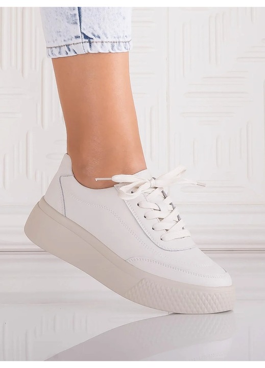 Pantofi dama casual Bej din Piele Naturala Adiza, Bej