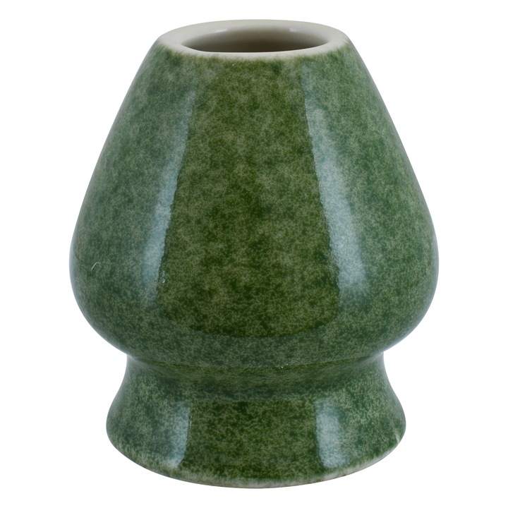 Suport Chasen Kusenaoshi Tonbo, Suport ceramic pentru pamatuf matcha, Mentine forma, Tonbo