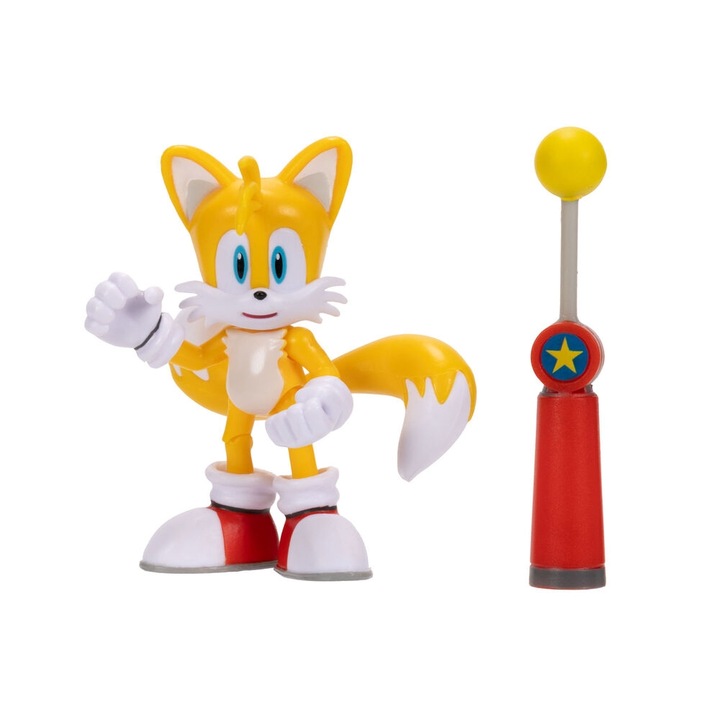 Figurina articulata Tails Sonic The Hedgehog Wave 23 10 cm