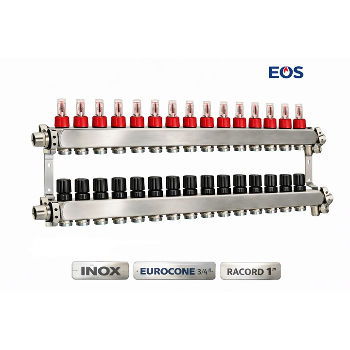 Колектор EOS Inox 15 изхода 1"x3/4 Eurocone (CD85/15)