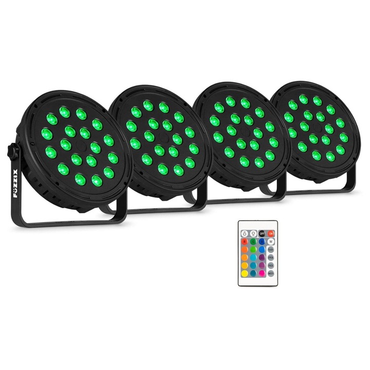 Fuzzix Comet M16 (16 X 1W) RGB party PAR lámpa szett