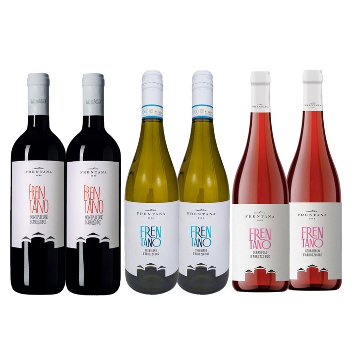 Pachet Cadou 6 Sticle Frentana MIX01