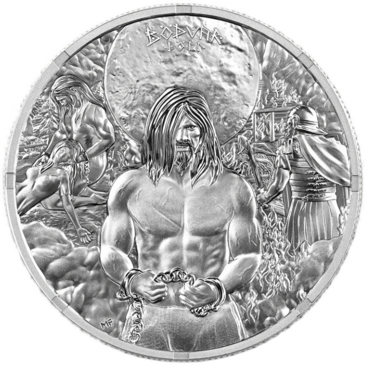 Moneda Argint Bödvar Saga - Loss 2026, 1 Oz, 31.1 g, puritate 999