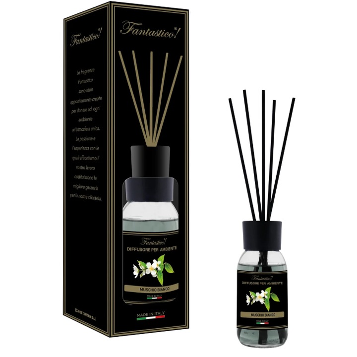 Odorizant camera Fantastico Sirup Nero, Mosc Alb, 1000ml