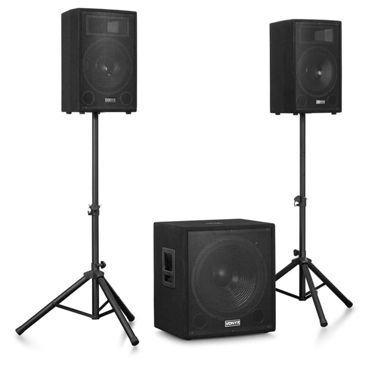 Set de boxe active full-range Vonyx VX1218BT 1200W - eMAG.ro