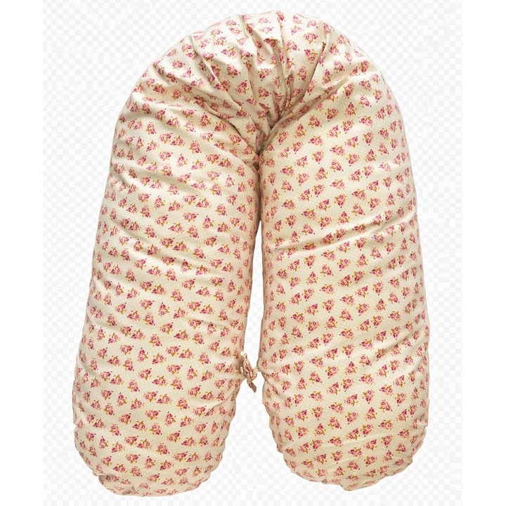 Perna pentru gravide 3 in 1, Primii Pasi, bumbac Oeko-Tex, husa detasabila, 140x60cm