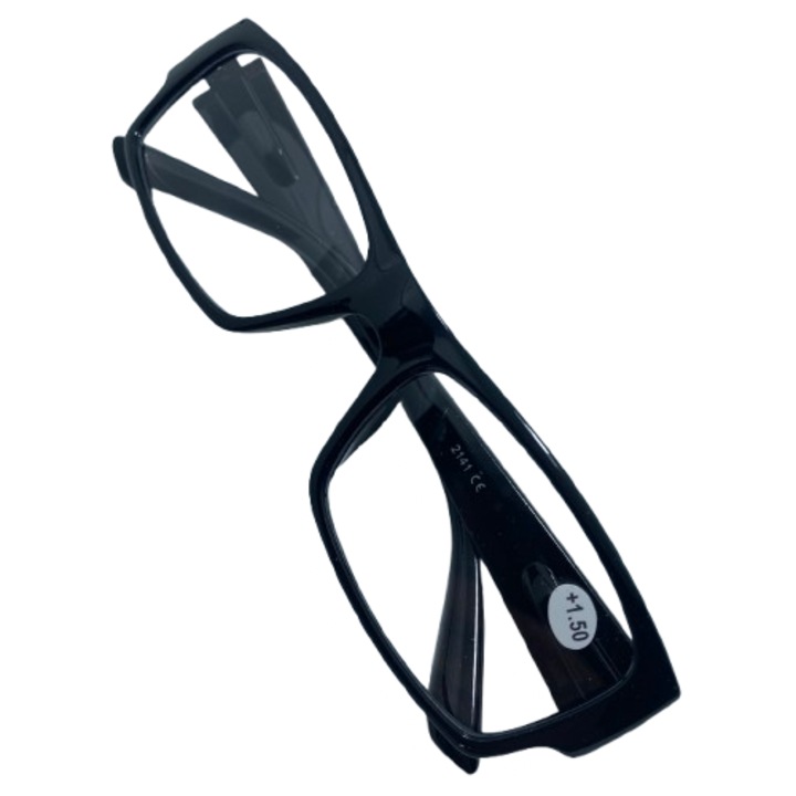 Ochelari de vedere RIF, dioptrie +1.5, culoare Negru, rama din plastic