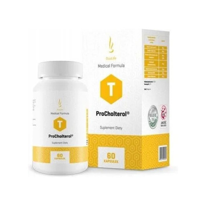 Capsule de usturoi, DuoLife, ProCholterol, 60 buc, pentru bărbați