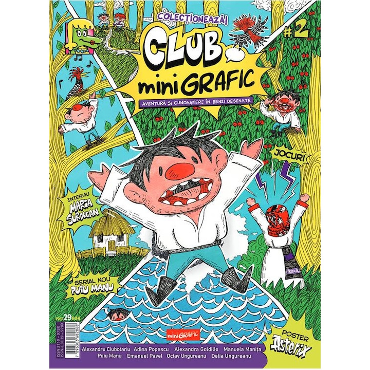 Club miniGrafic 2. Aventuri si cunoastere in benzi desenate - Octav Ungureanu, Alexandra Goldillo, Alexandru Ciubotariu, Manuela Manita, Emanuel Pavel, Puiu Manu, Adina Popescu