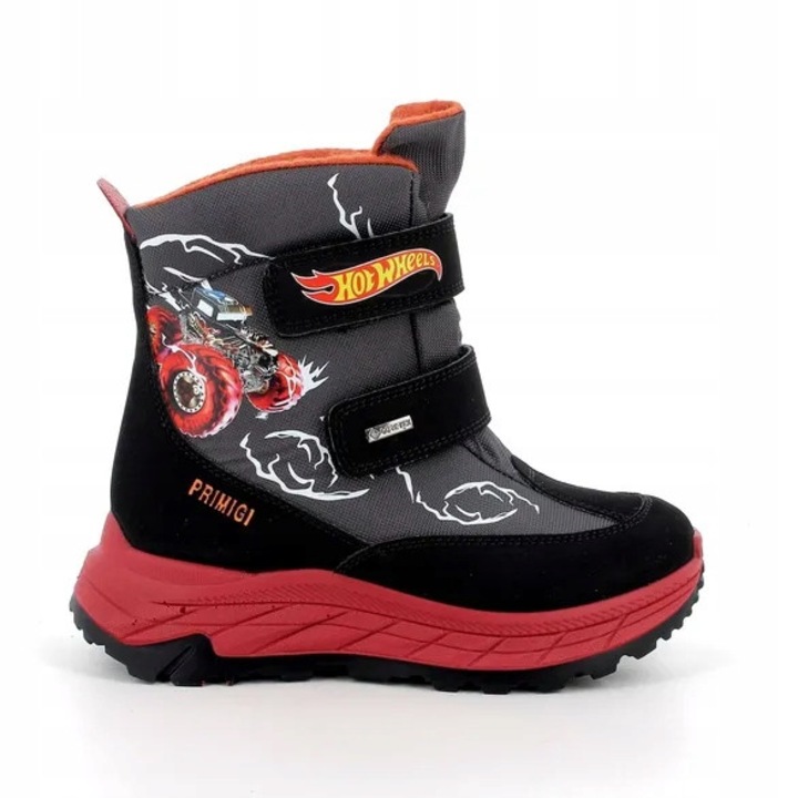 Детски боти, Primigi, модел HOT WHEELS, екологична кожа, многоцветни