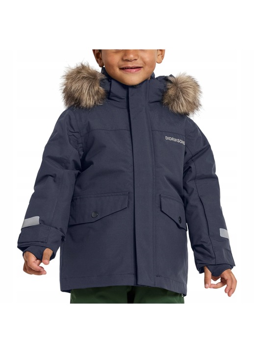 Детско зимно яке Didriksons Bjarven Parka, с качулка, 100 CM