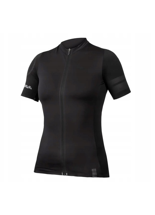 Tricou ciclism dama Endura Pro SL S/S, negru, materiale de calitate, protectie UPF50+