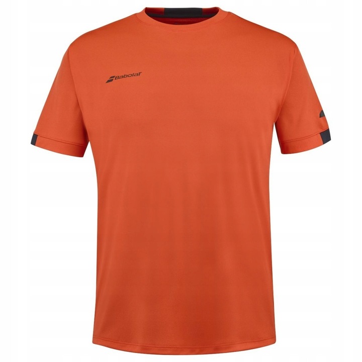 Tricou sport barbati Babolat Play Crew Neck, rosu, material respirabil, uscare rapida
