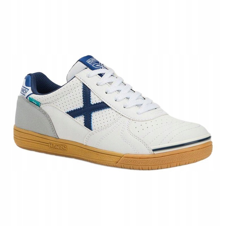 Ghete de fotbal MUNICH G-3 Profit, alb, 45 EU