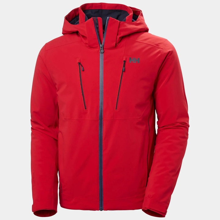 Férfi síkabát, Helly Hansen, Alpha 4.0 modell, piros