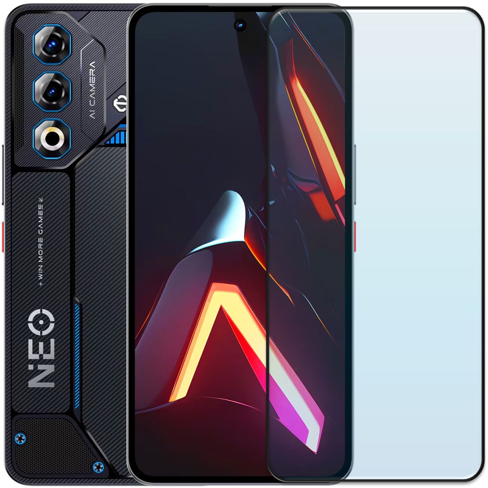 Folie din sticla securizata pentru ZTE Nubia Neo 3 GT, HAMSTERBOX Glass Shield, Protectie completa ecran, Full face, Aplicare rapida, Case Friendly, Transparenta