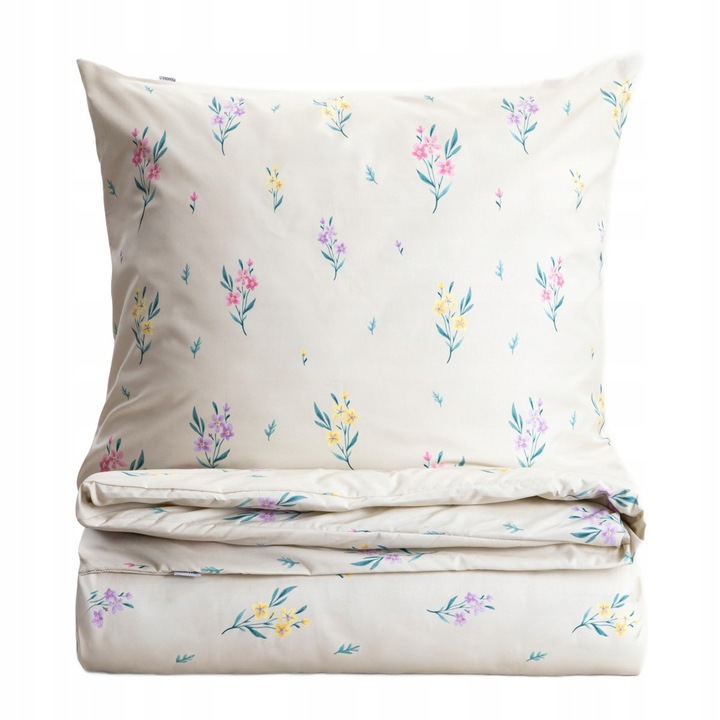 Lenjerie de pat, Homla, Posciel FLORAL DREAM, 220x200cm + 2 perne 70x80cm, multicolor