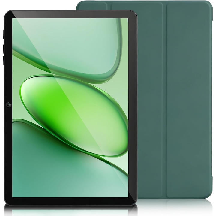 Tableta 10 inch, Sannuo®, Android 15, 28GB RAM+ 128GB ROM (extensibila la 1 TB), Procesor Octa-Core, 5G Wi-Fi 6, Camera dubla, include husa de protectie, Verde