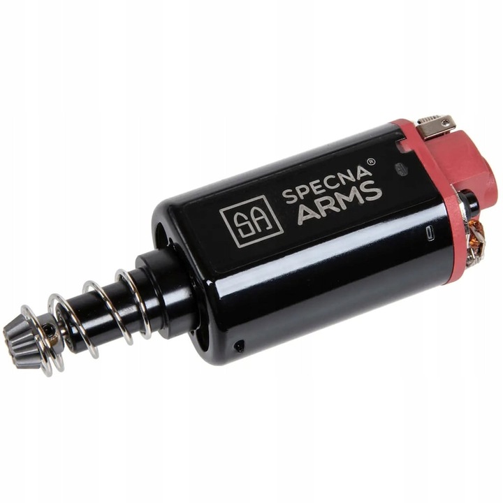 Motor ASG Specna Arms Dark Matter Super High Torque 31000RPM, Fekete-Piros, Hosszú Típus