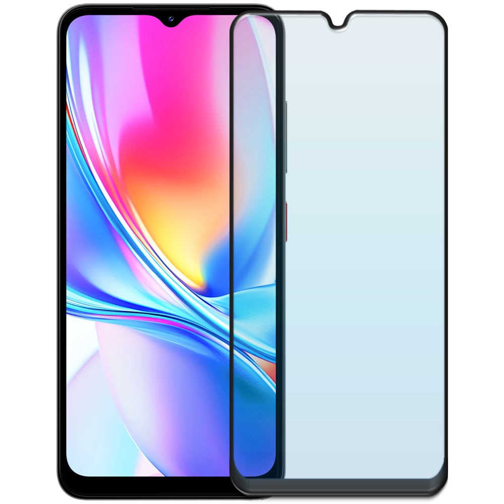 Folie din sticla securizata pentru ZTE Blade A35e, HAMSTERBOX Glass Shield, Protectie completa ecran, Full face, Aplicare rapida, Case Friendly, Transparenta
