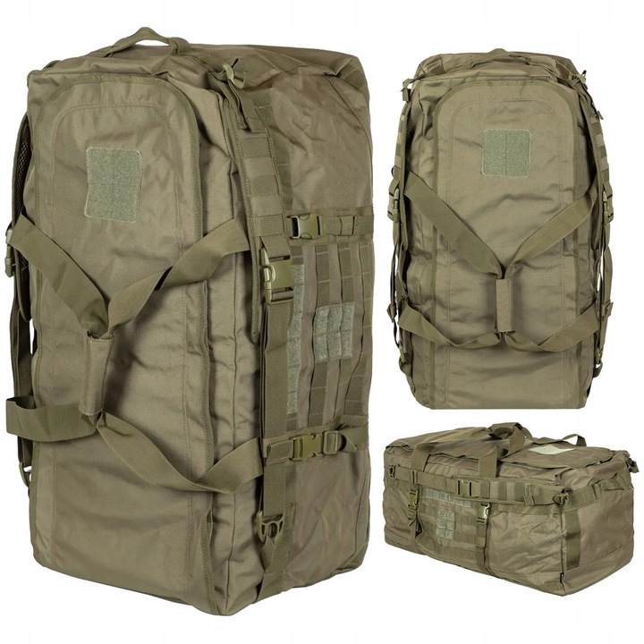 Taktikai utazótáska, Specna Arms 120L, 80x50x30cm, nagy kapacitás, MOLLE rendszer