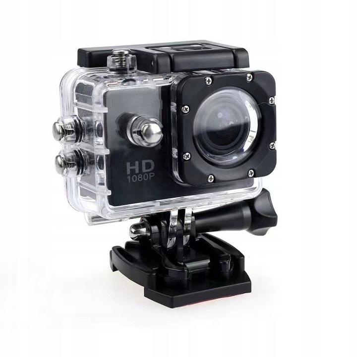 Camera sportiva D600 480P, 5MP, 2" TFT LCD, neagra, dimensiuni 5,931x4,113x2,928cm