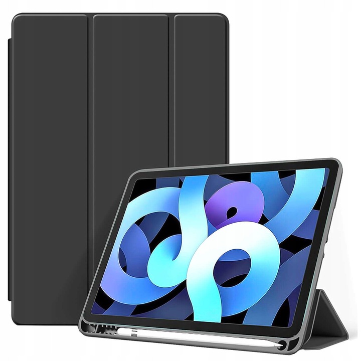 Etui pentru tableta Apple iPad 10.2 7/8/9 Gen, Alogy, TPU, negru