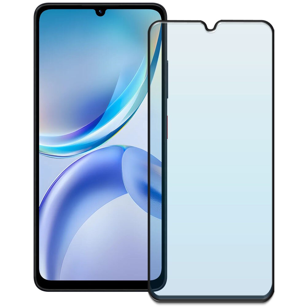 Folie din sticla securizata pentru ZTE Blade A36, HAMSTERBOX Glass Shield, Protectie completa ecran, Full face, Aplicare rapida, Case Friendly, Transparenta