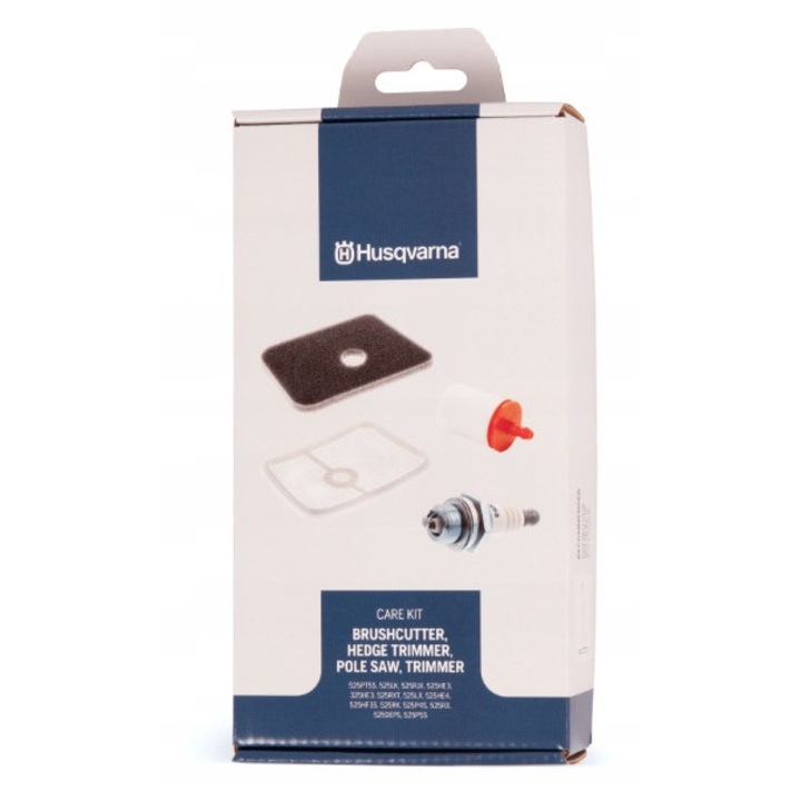 Set de intretinere Husqvarna pentru motocoase si unelte de taiere, include bujie si filtre, multicolor