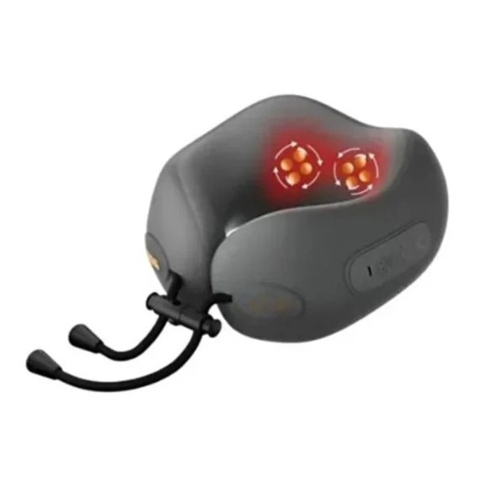 Perna electrică pentru masaj cervical UniBox, funcție de încălzire, portabilă, USB-C, design ergonomic