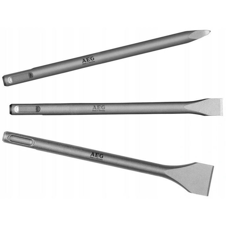 Set 3 dalte AEG SDS-PLUS, 20x200mm, 35x200mm, 200mm Makita