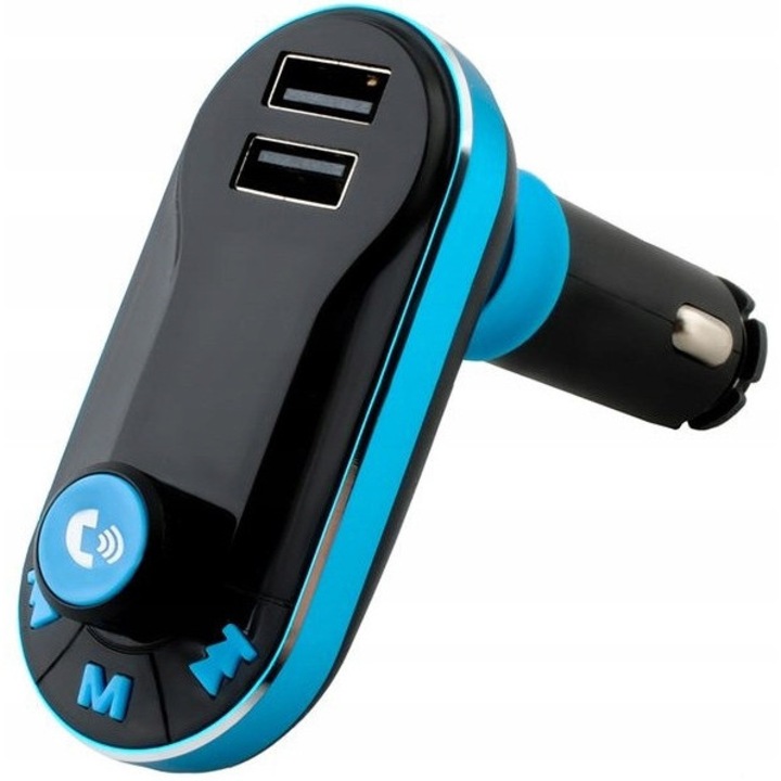 Transmiter FM BT66, Bluetooth, LCD 1.4", set cu pilot, 12V