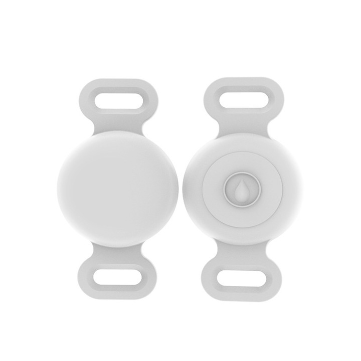 Carcasa GPS Tracker pentru AirTag, UWOT, silicon flexibil, impermeabil, alb, 73.28x34.8mm