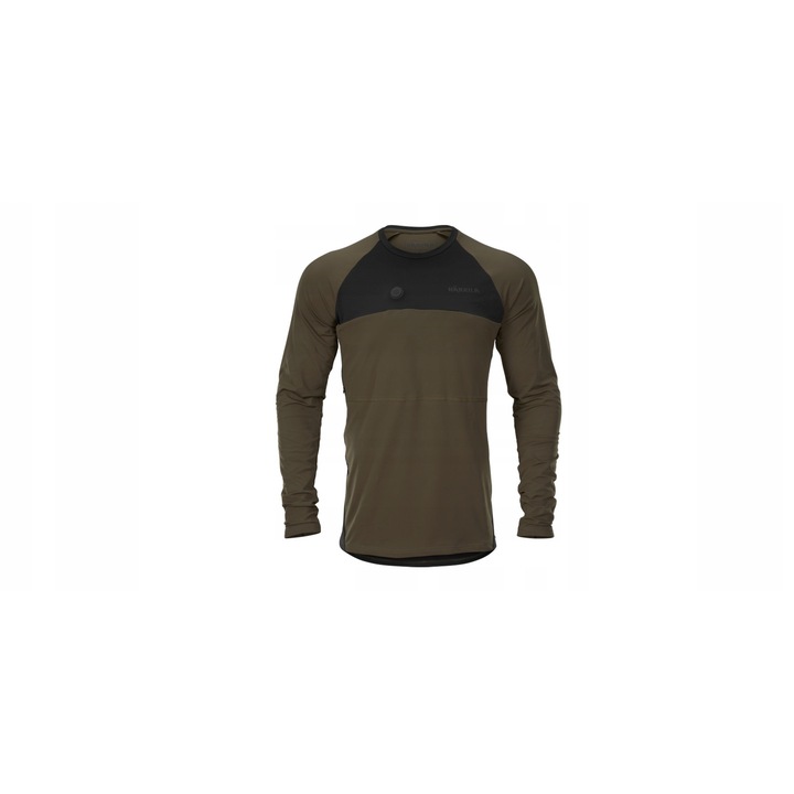 Tricou termic barbati Harkila Heat, verde-negru, impermeabil, elastic, 80% nailon, 20% spandex