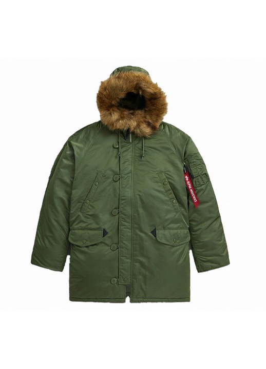 Geaca barbati, Alpha Industries, Verde, Nylon