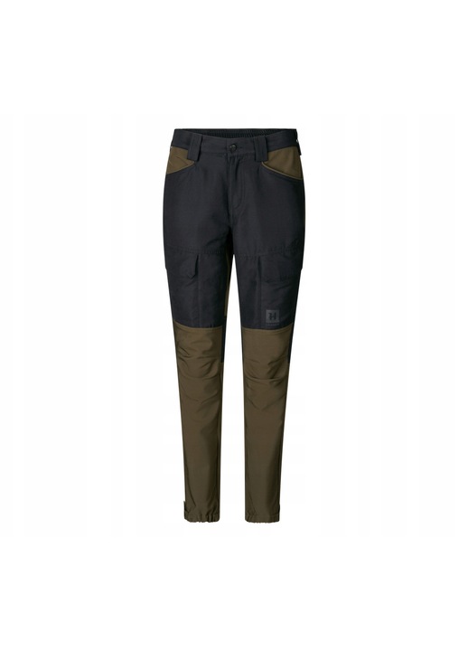 Pantaloni de vanatoare dama Harkila Scandinavian, Kaki, material moale, captuseala fleece