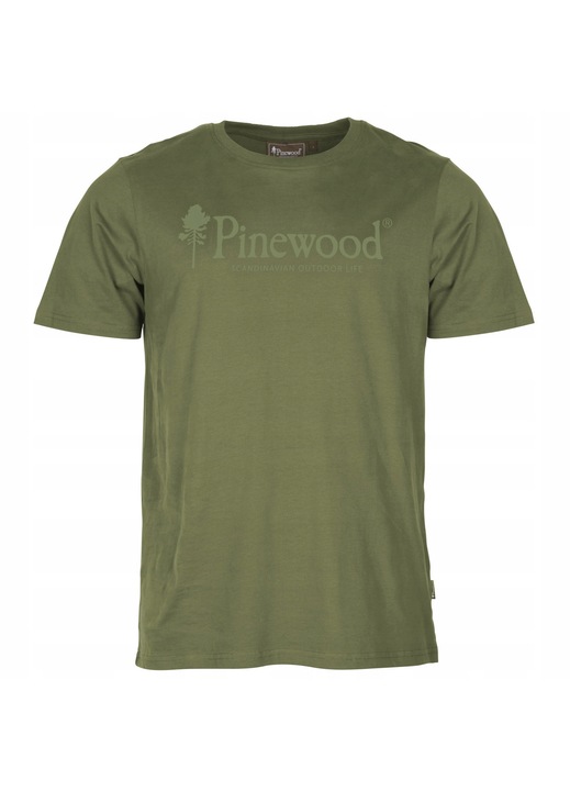 Мъжка тениска Pinewood, памучна, удобна, зелена