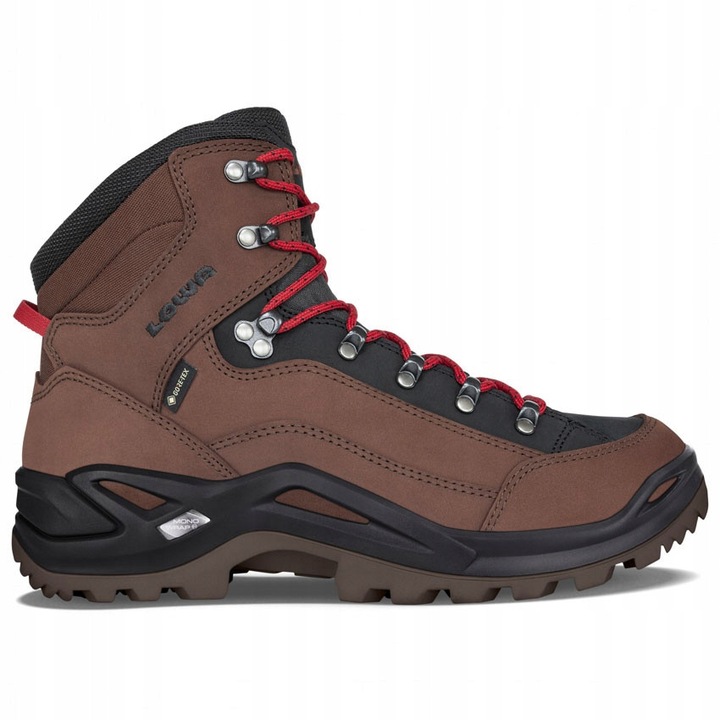 Ghete trekking barbati Lowa Renegade GTX Mid, maro, impermeabile, 44 EU