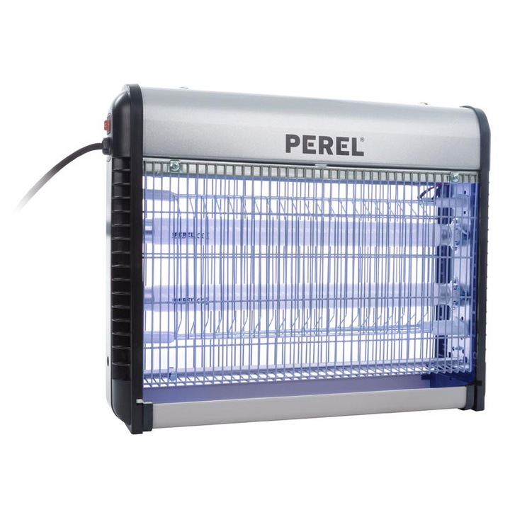 Електрическа лампа против насекоми Velleman 2x10W, без химикали, 392x86x320mm, 80m²