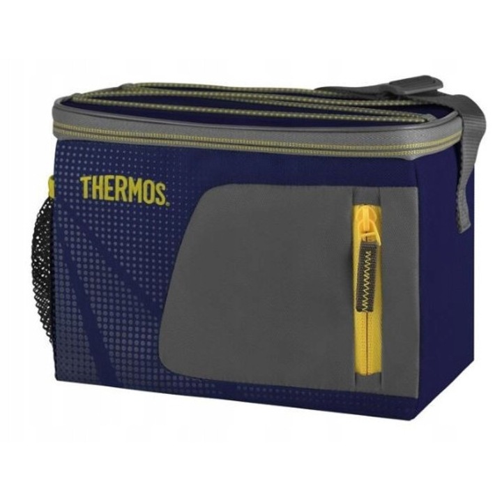 Термо чанта Thermos 3,5 л, синя, с изолация IsoTec, здрава, размери 16x21x12,5 см