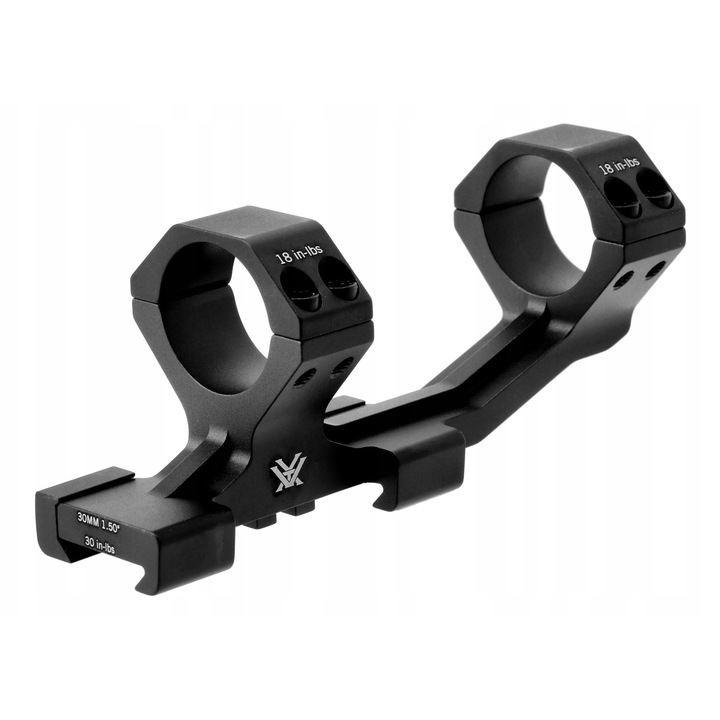 Montaj Vortex Cantilever Sport 30 mm, offset 2", inaltime 1,5", aluminiu 6061, pentru lunete cu tub de 30 mm