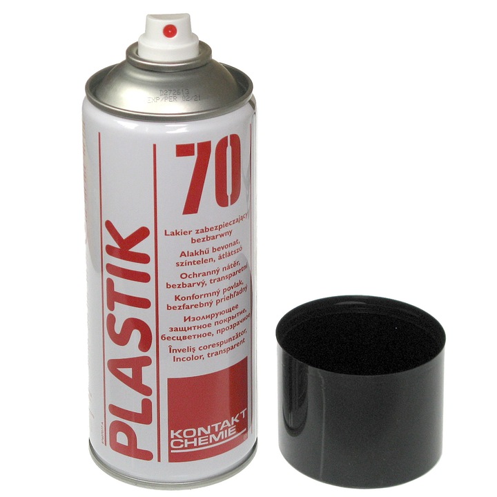 Spray de protectie pentru electronice Kontakt Plastik 70, 400ml, transparent, uscare rapida