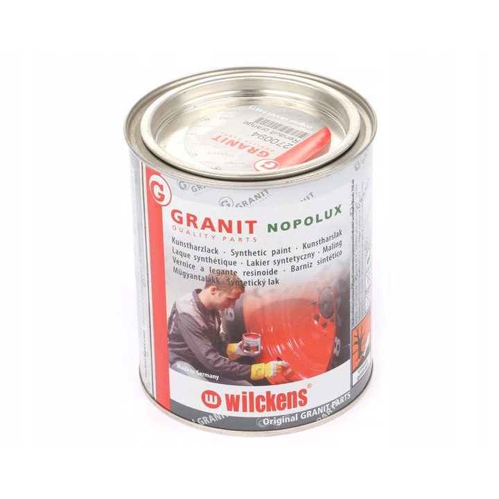 Vopsea auto Wilckens, Steyr 9000, 1l, gri, rezistent la ulei si conditii meteo