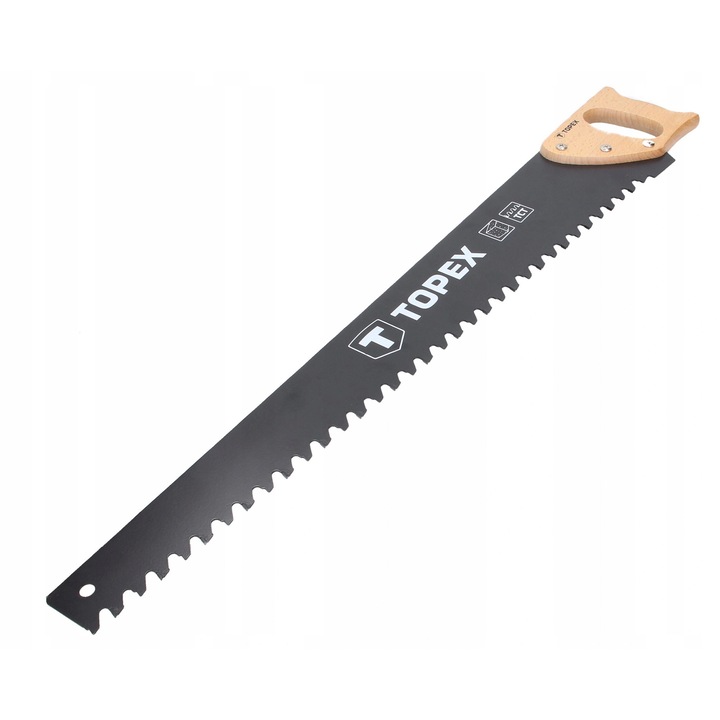 Pila manuala pentru blocuri de beton celular 600 mm Topex, 17 dinti, maner antiderapant