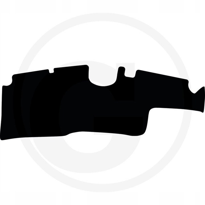 Mata antiderapanta din cauciuc, Granit, pentru combine Lexion 600/700, neagra, 3,18kg