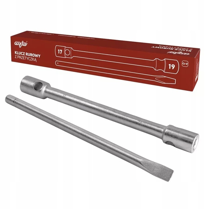 Csőkulcs 17-19 mm, MJW, 6-szögletű, szatén kivitel